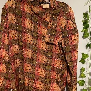 Vintage Salvatore Ferragamo silk blouse